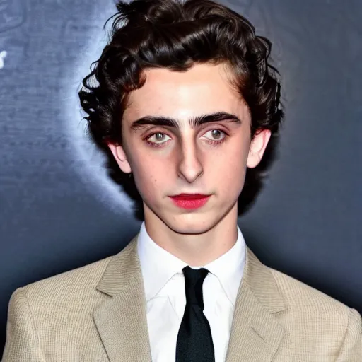 Image similar to timothee chalamet blowing a kiss