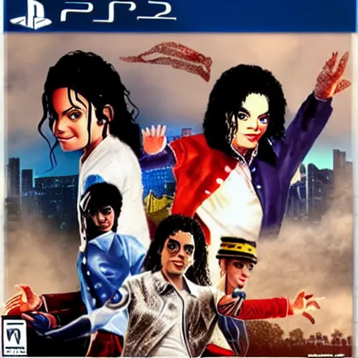 Prompt: ps 2 type of game for michael jackson