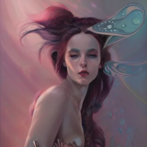 Image similar to a portrait in the style of anna dittmann and donato giancola and peter mohrbacher.