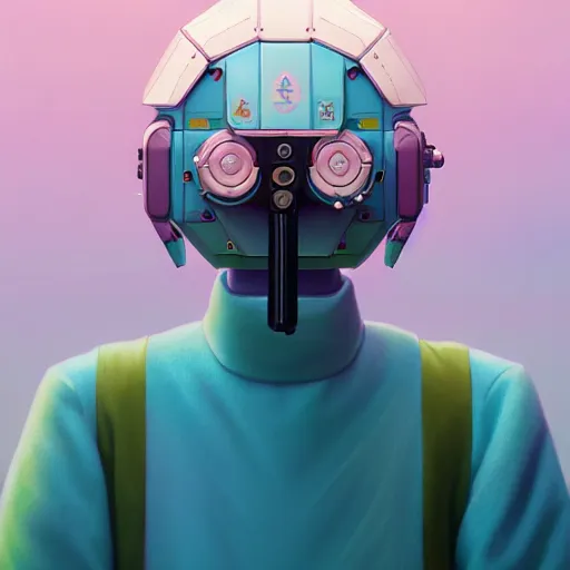 Image similar to full shot eagle android:: by Martine Johanna and Simon Stålenhag and Chie Yoshii :: dynamic, particulate, pastel colors, intricate, elegant, highly detailed, centered, artstation, smooth, sharp focus, octane render, 3d