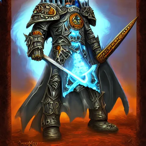 Image similar to the lich king artwork by mendoza eddie