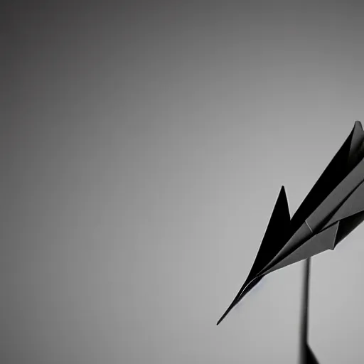 Image similar to photo of an origami crane, beautiful, cinematic, natural light, interesting angle,