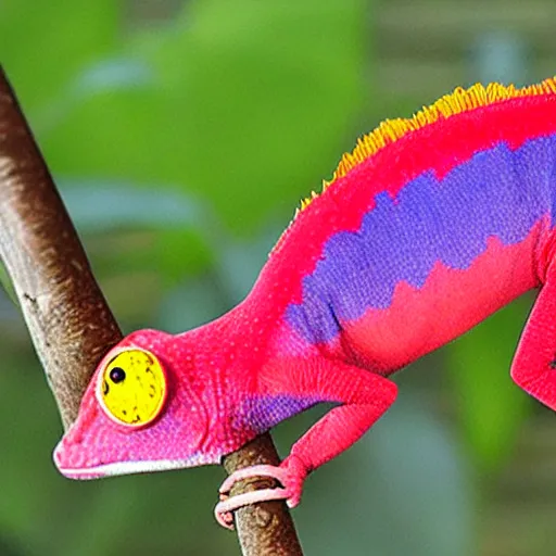 Image similar to bat chameleon hybrid