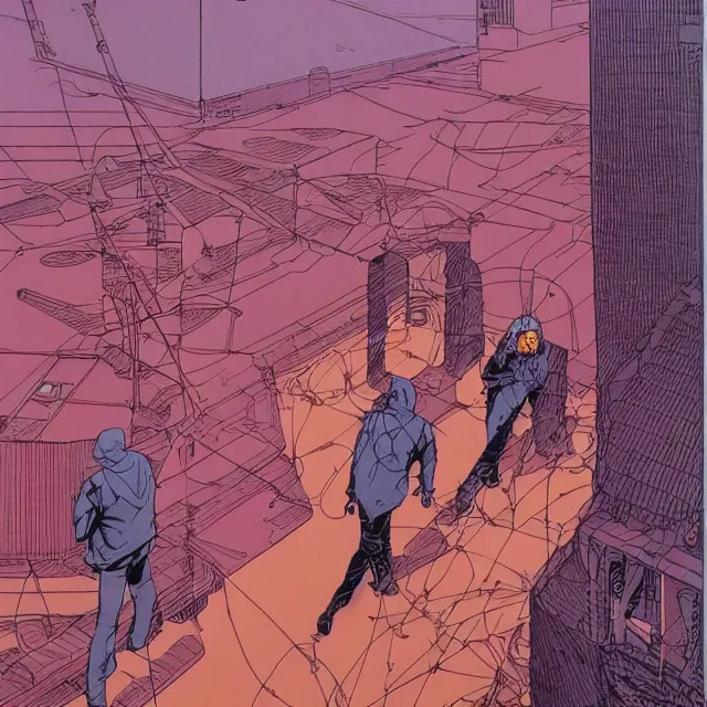 Prompt: Autechre by Moebius