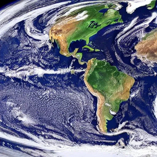 Prompt: a full image of earth