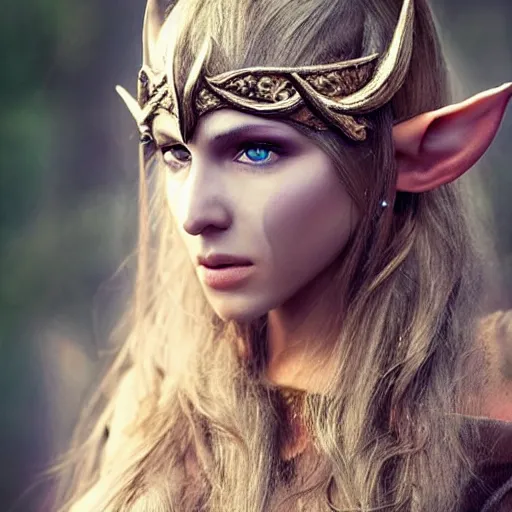 Prompt: a beautiful elven girl