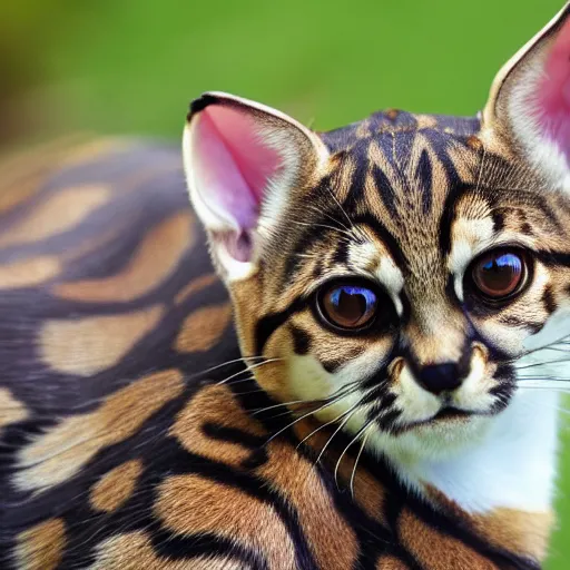 Image similar to Margay with human ears