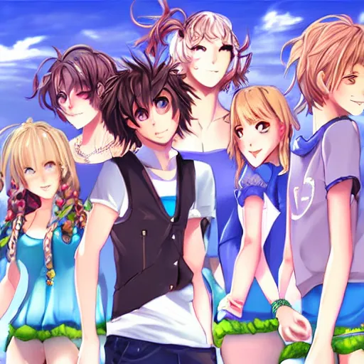 Image similar to visual novel game everlasting summer