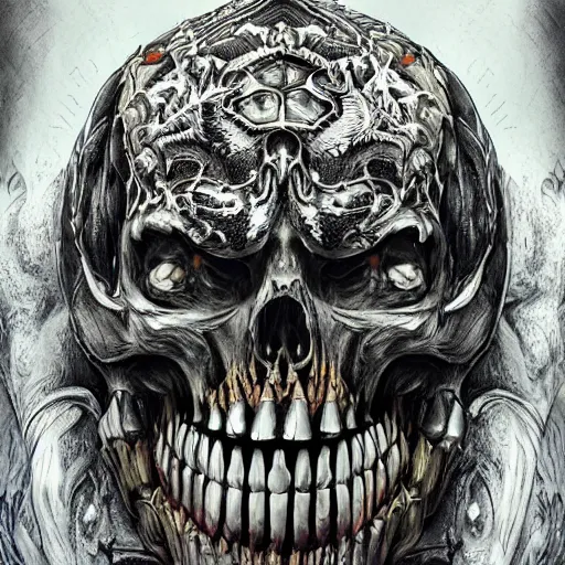 Image similar to death god, ultra detailed, up close, portrait, fear, maximalist