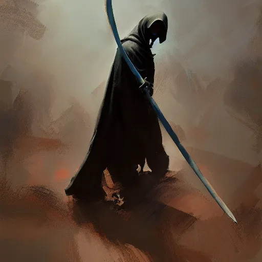 Prompt: the grim reaper, craig mullins