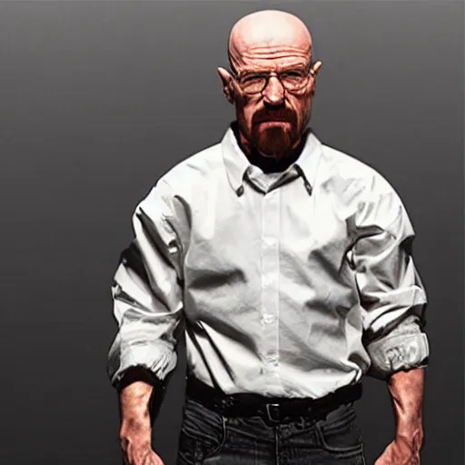 Image similar to walter white as gigachad