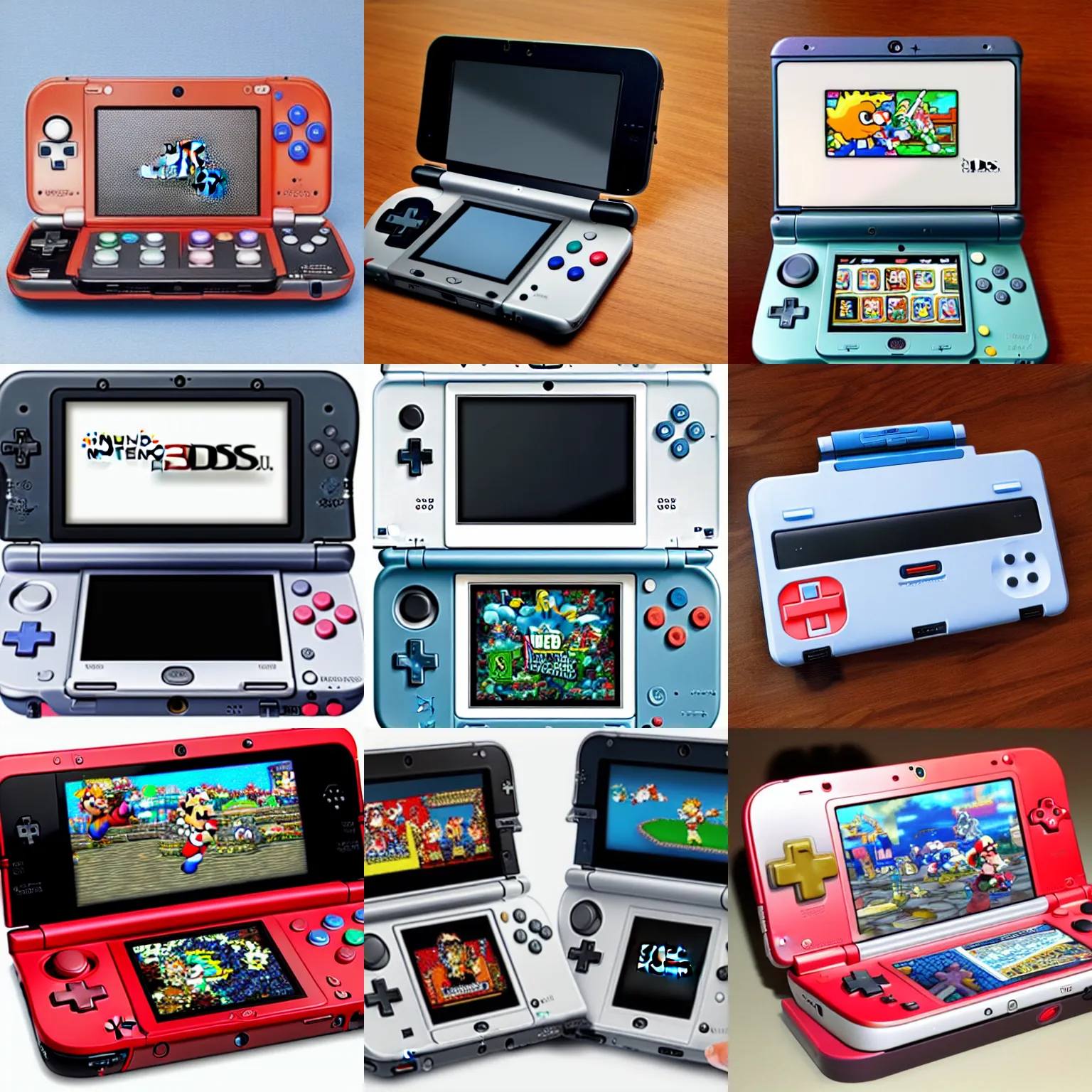 Prompt: nintendo 3ds in style playstation