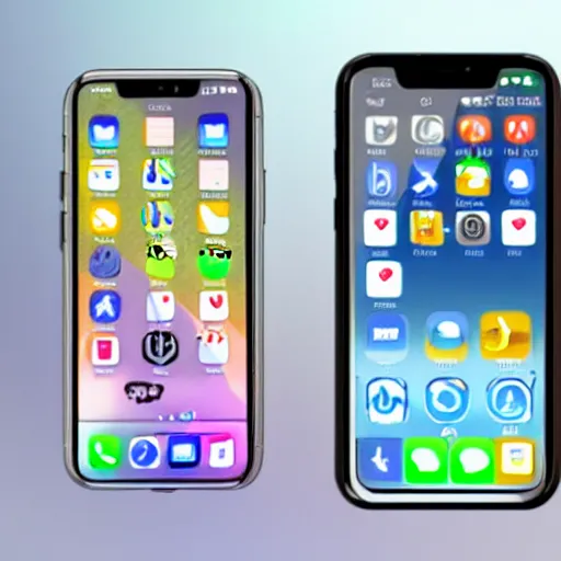 Image similar to a iphone running android 1 3