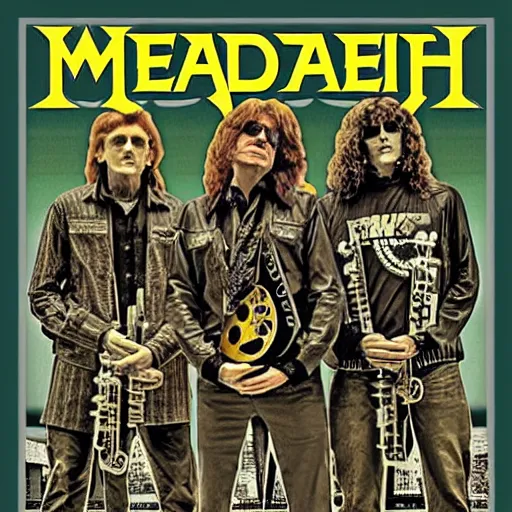 Image similar to megadeth, poster, band,