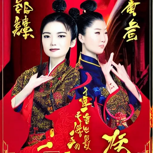 Image similar to who rules the world, bai fengxi, hei fengxi, fantasy, chinese fantasy, yin tao