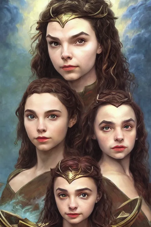 Prompt: A fantasy comic book style portrait painting of Gal Gadot, Anya Taylor-Joy, Joey King, as an Atlantean Reptilian Warrior, François Boucher, Oil Painting, Mystical Valkyrie, unreal 5, DAZ, hyperrealistic, octane render, Regal, Refined, Detailed Digital Art, RPG portrait, William-Adolphe Bouguereau, Michael Cheval, Walt Disney (1937), Steampunk, dynamic lighting, Highly Detailed, Cinematic Lighting, Unreal Engine, 8k, HD