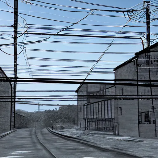 Image similar to Electric powered lines, ultra-realistic render