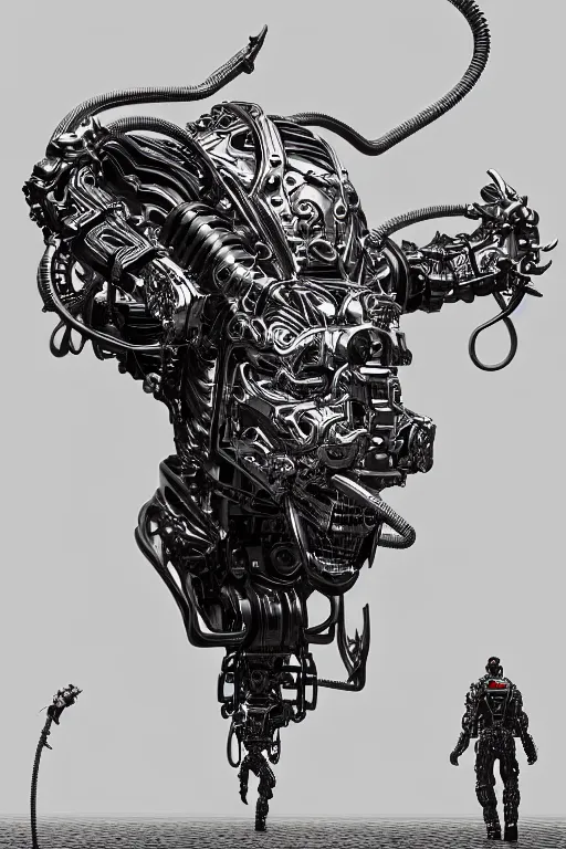 Prompt: vibrant ultra clear sideview portrait of cybernetic! bull! with horn, taurus cyborg! by laurie greasley rene magritte gustave dore, low contrast, cinematic dramatic lighting, hyper realistic detailed intricate render, hypermaximalist, ornate, epic composition, 4 k 8 k, octane blender, sharp focus, concept art, masterpiece award winning