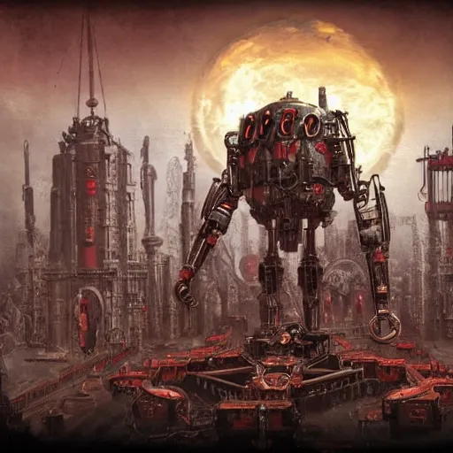 Image similar to adeptus mechanicus