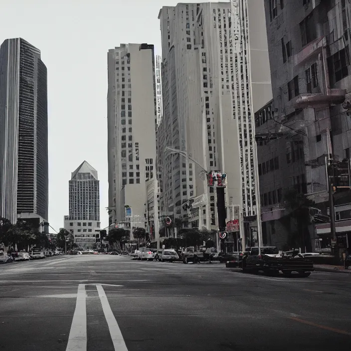 Prompt: color photograph, downtown jacksonville florida, future year 2 5 6 5, canon eos c 3 0 0, ƒ 1. 8, 3 5 mm, 8 k, medium - format print