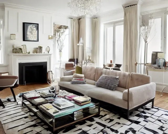 Image similar to apartment designed by nate berkus, muted colors