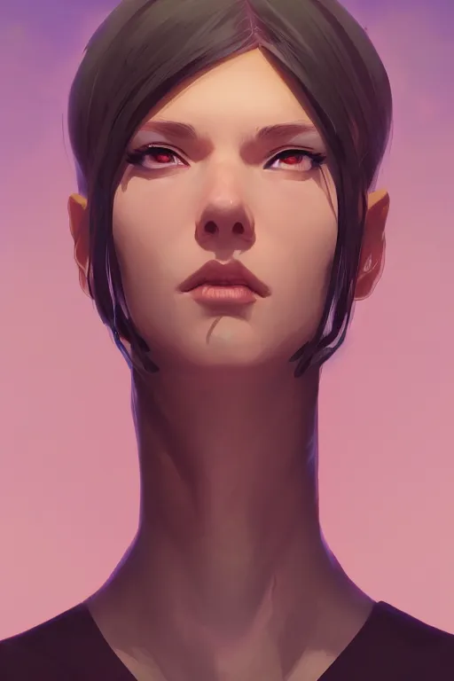 Image similar to portrait of a character from arcane, stylized, cinematic, ambient lighting, 4 k, lois van baarle, ilya kuvshinov, rossdraws, alphonse mucha, jung gi kim, artstation