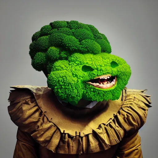 Prompt: A striking epic hyper real comic book style portait painting of a cute happy broccoli, heart shapes in the sky, D&D Concept Art, unreal 5, DAZ, Apex legends concept art, hyperrealistic, octane render, cosplay, RPG portrait, dynamic lighting