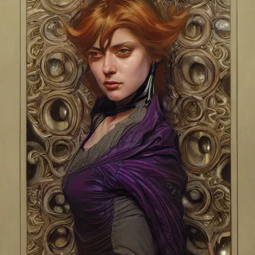 Image similar to a painting in the style of donato giancola, and in the style of charlie bowater, and in the style of charles dulac. smooth, sharp focus, semi - realism.