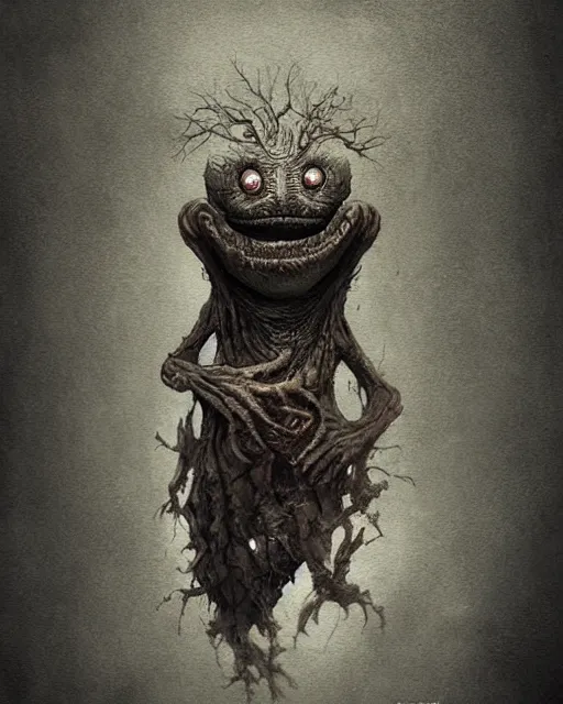 Prompt: a painting of a strange creature by anton semenov and dariusz zawadzki