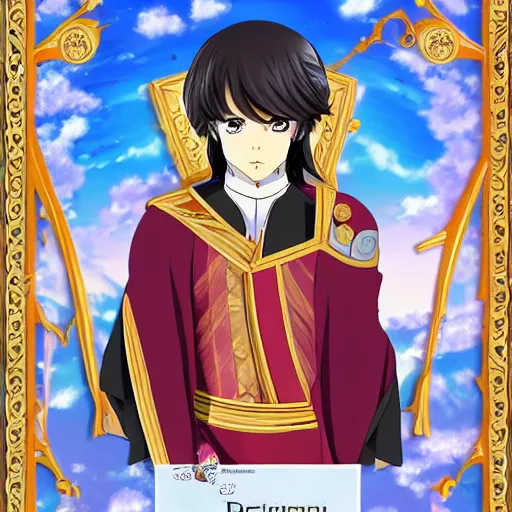 Prompt: anime prince Byzantium