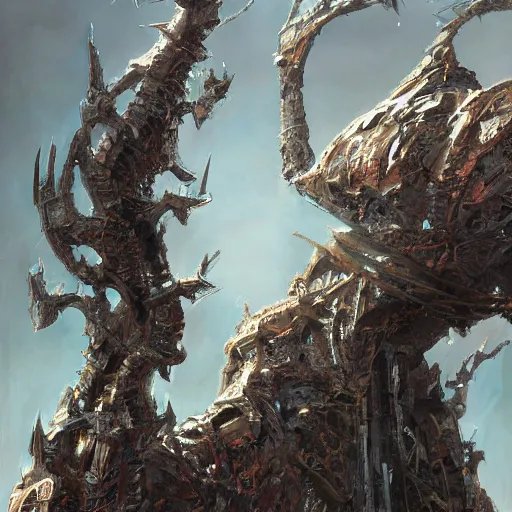 Image similar to the sentinel, artwork by Eddie Mendoza, intricate, elegant, looming