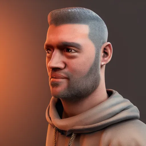 Image similar to 3 d model of an among us crewmate, unreal engine render, 4 k, raytracing