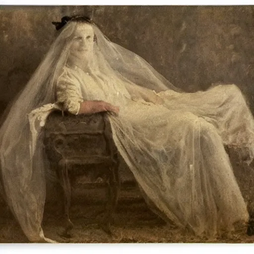 Image similar to ghost by alfred stevens