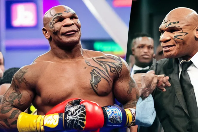 Image similar to mike tyson in fortnite