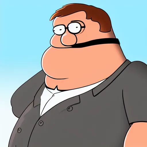 Image similar to Peter Griffin in real life, portrait, photograph, realistic, hyperrealistic, highly detailed, very detailed, extremely detailed, detailed, digital art, trending on artstation