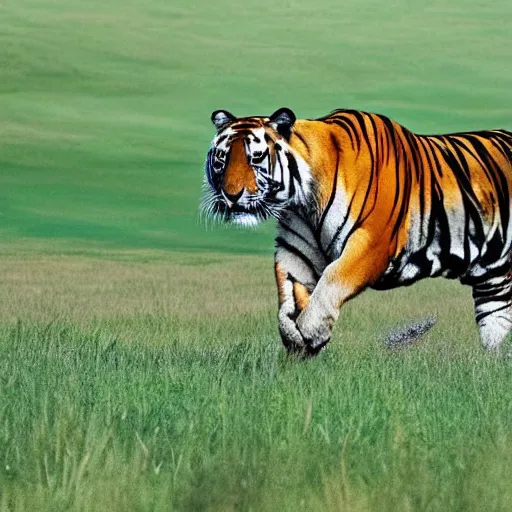 Prompt: a high quality photo of a horse and a tiger mixed together