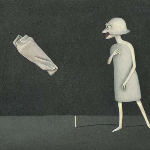 Image similar to a madman by gertrude abercrombie