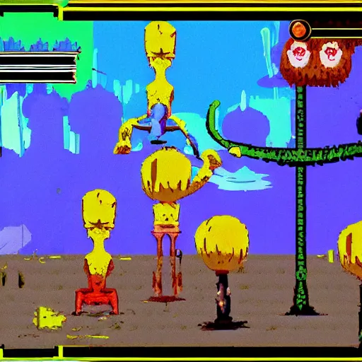 Prompt: hylics screenshot