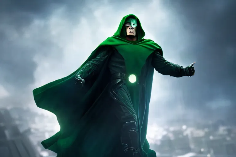 Prompt: modern MCU style Doctor Doom, marvel cinematic multiverse, ultra realistic, 4K, movie still, UHD, sharp, cinematic