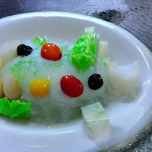 Image similar to 団子を食べる漫画のキツネ