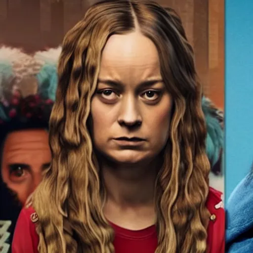 Prompt: brie larson as snoop dog,