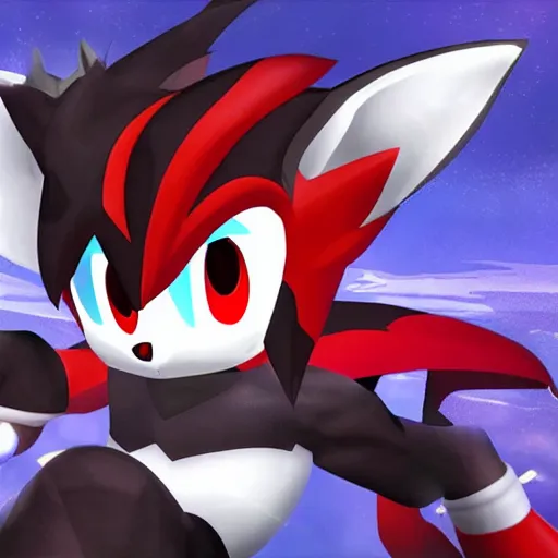 Image similar to shadow the hedgehog as a deer in league of ledgends