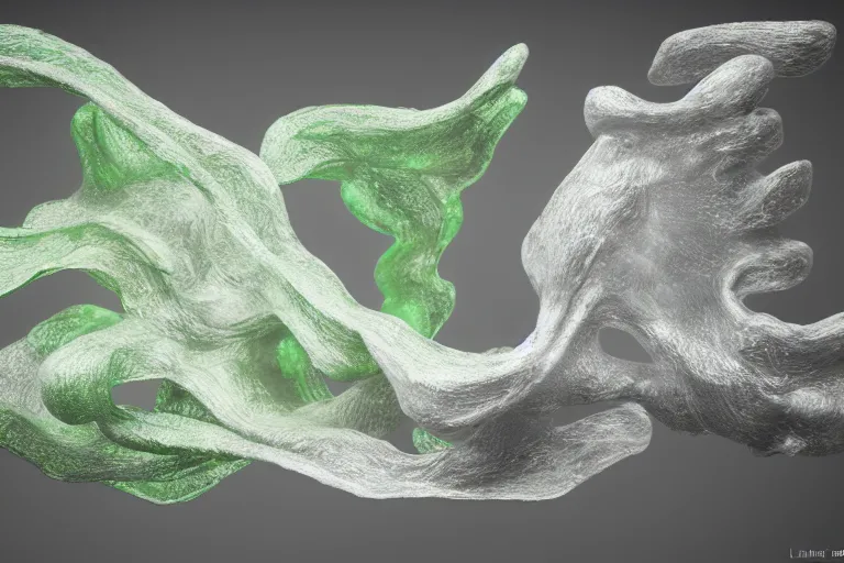 Image similar to Painful pleasures by Lynda Benglis, octane render, transparent, 4k, 8k