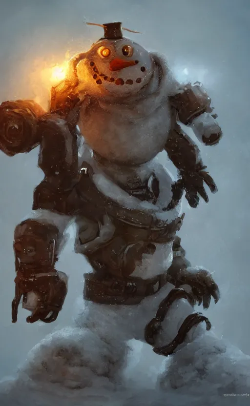 Image similar to a snowman depicted and made into a transformer, hybrid, dynamic lighting, photorealistic fantasy concept art, trending on art station, stunning visuals, creative, cinematic, ultra detailed