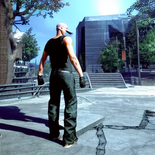 Prompt: Eminem Square Enix 2005 JRPG cinema 4d render, Ray tracing reflection, natural lighting, award winning photography