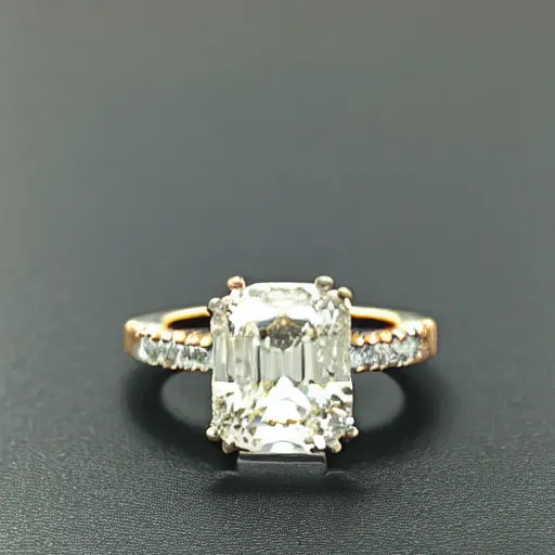 Prompt: a flaming diamond ring, catalogue photo