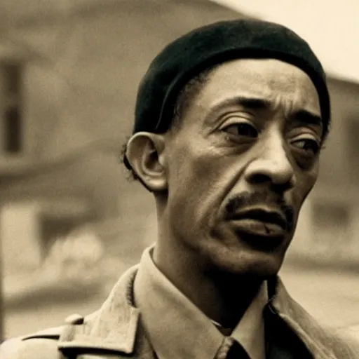 Prompt: giancarlo esposito as a spanish republican during the spanish civil war, highly detailed, cinematic lighting, photorealistic