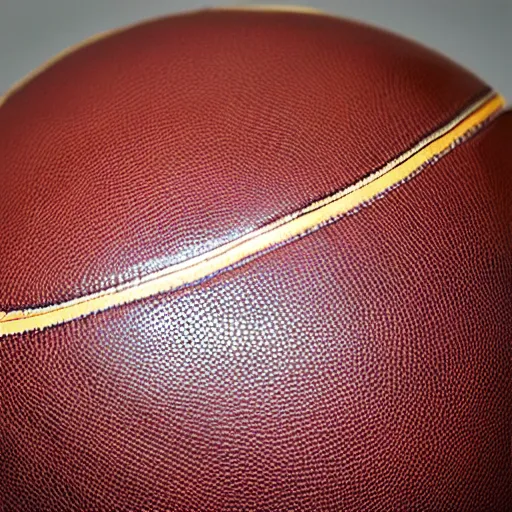 Prompt: a leather basketball with comet trails zipping through space, hyper realistic, 8 k, trending on artsation