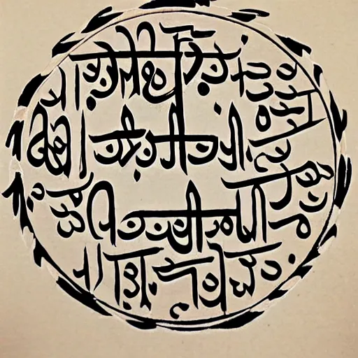 Image similar to hindi calligraphy