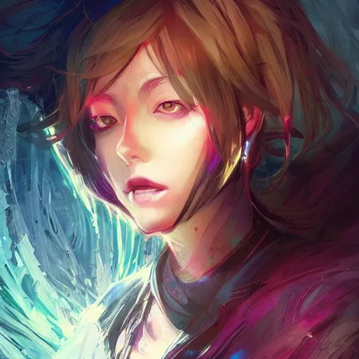 Image similar to anime female doctor character, digital illustration portrait design, by android jones and greg rutkowski, retrowave color scheme, detailed, cinematic lighting, wide angle action dynamic portrait